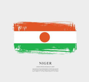 Nijer arka plan bayrağı