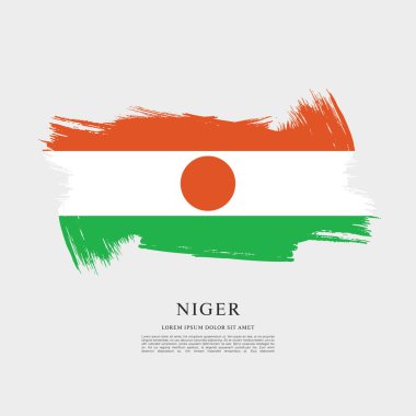 Nijer arka plan bayrağı