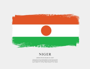Nijer arka plan bayrağı