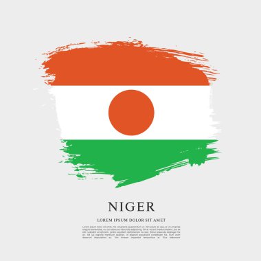 Nijer arka plan bayrağı