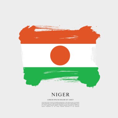 Nijer arka plan bayrağı