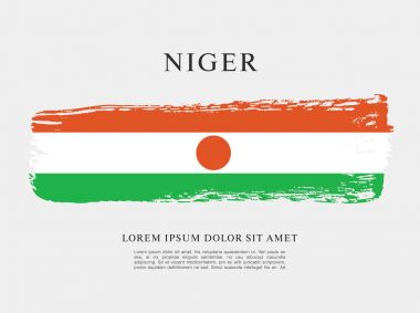 Nijer arka plan bayrağı
