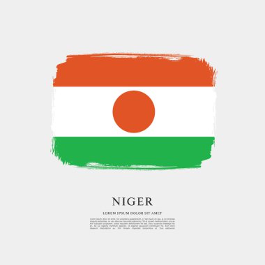 Nijer arka plan bayrağı