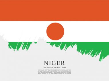 Nijer arka plan bayrağı
