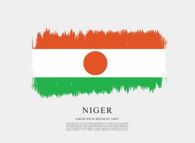 Nijer arka plan bayrağı