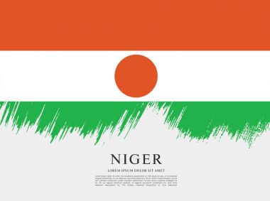 Nijer arka plan bayrağı