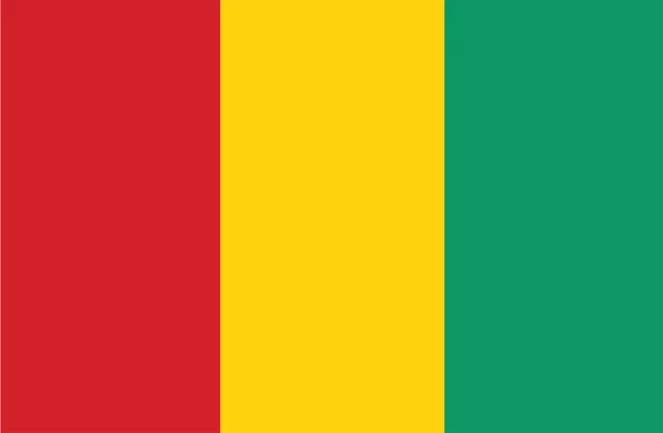 Fondo de la bandera de Guinea — Vector de stock