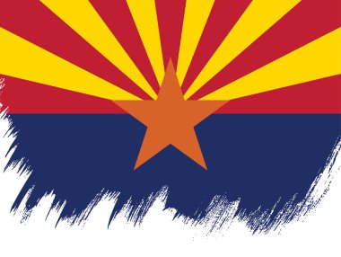 Arizona bayrağı. Amerika Birleşik Devletleri