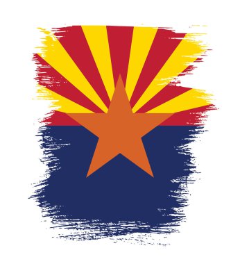 Arizona bayrağı. Amerika Birleşik Devletleri