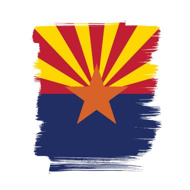 Arizona bayrağı. Amerika Birleşik Devletleri