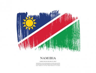 Namibya arka plan bayrağı 