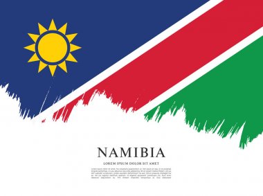 Namibya arka plan bayrağı 