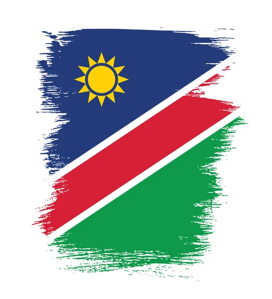 Прапор Намібії фону — стоковий вектор