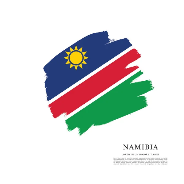 배경 나미비아의 국기 — 스톡 벡터