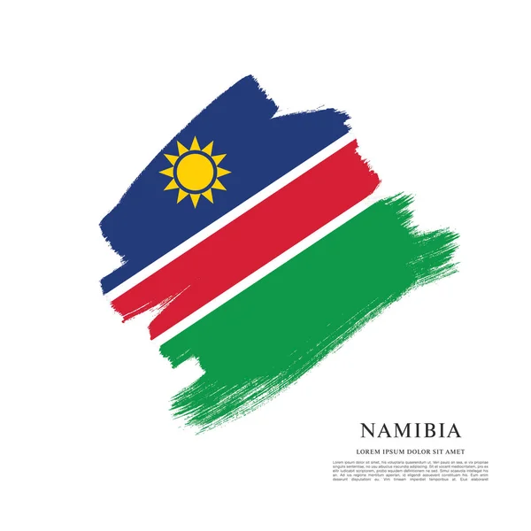 Flagga av Namibia bakgrund — Stock vektor