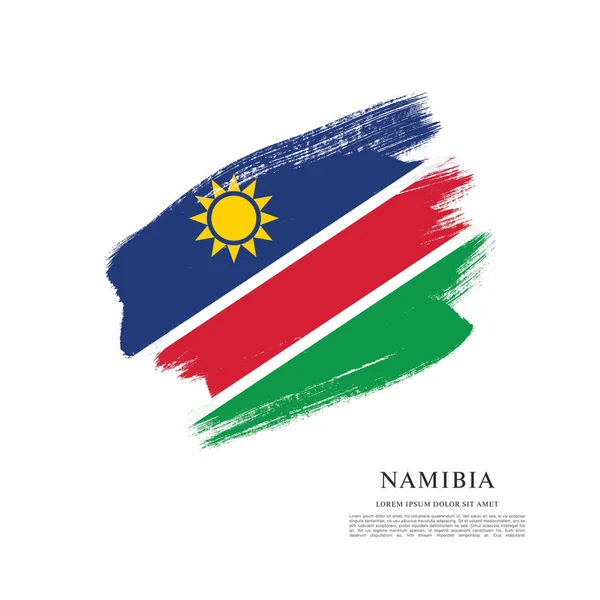 Bandera de Namibia Fondo — Archivo Imágenes Vectoriales