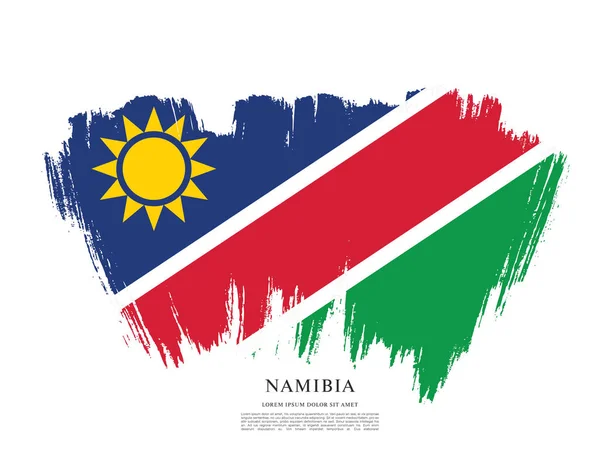 Bandera de Namibia Fondo — Archivo Imágenes Vectoriales