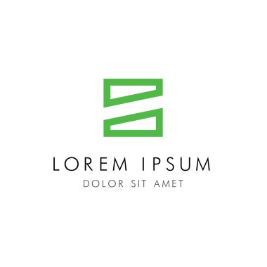 Soyut kare kurumsal logo