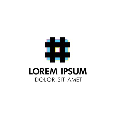 Soyut kare kurumsal logo