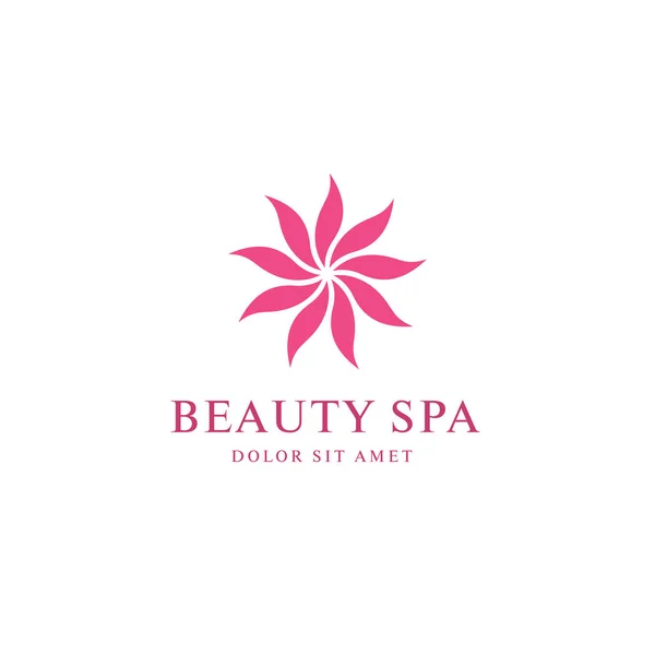 Beauty spa logo ontwerp — Stockvector