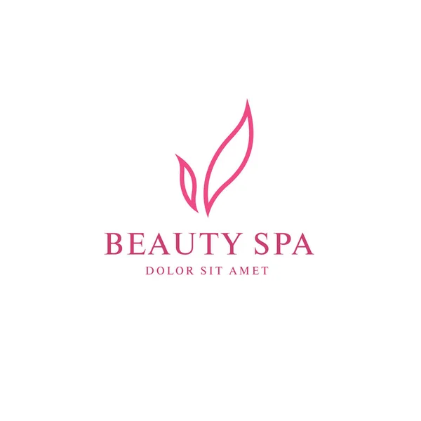 Beauty Spa Logo Design — Stockvektor