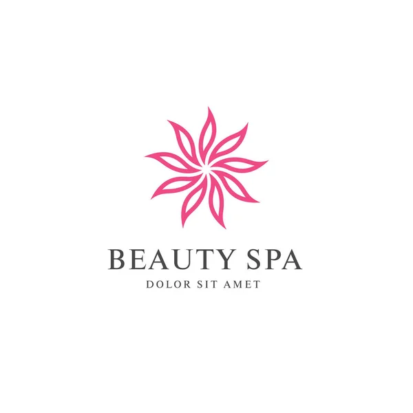 Beauty spa logo ontwerp — Stockvector