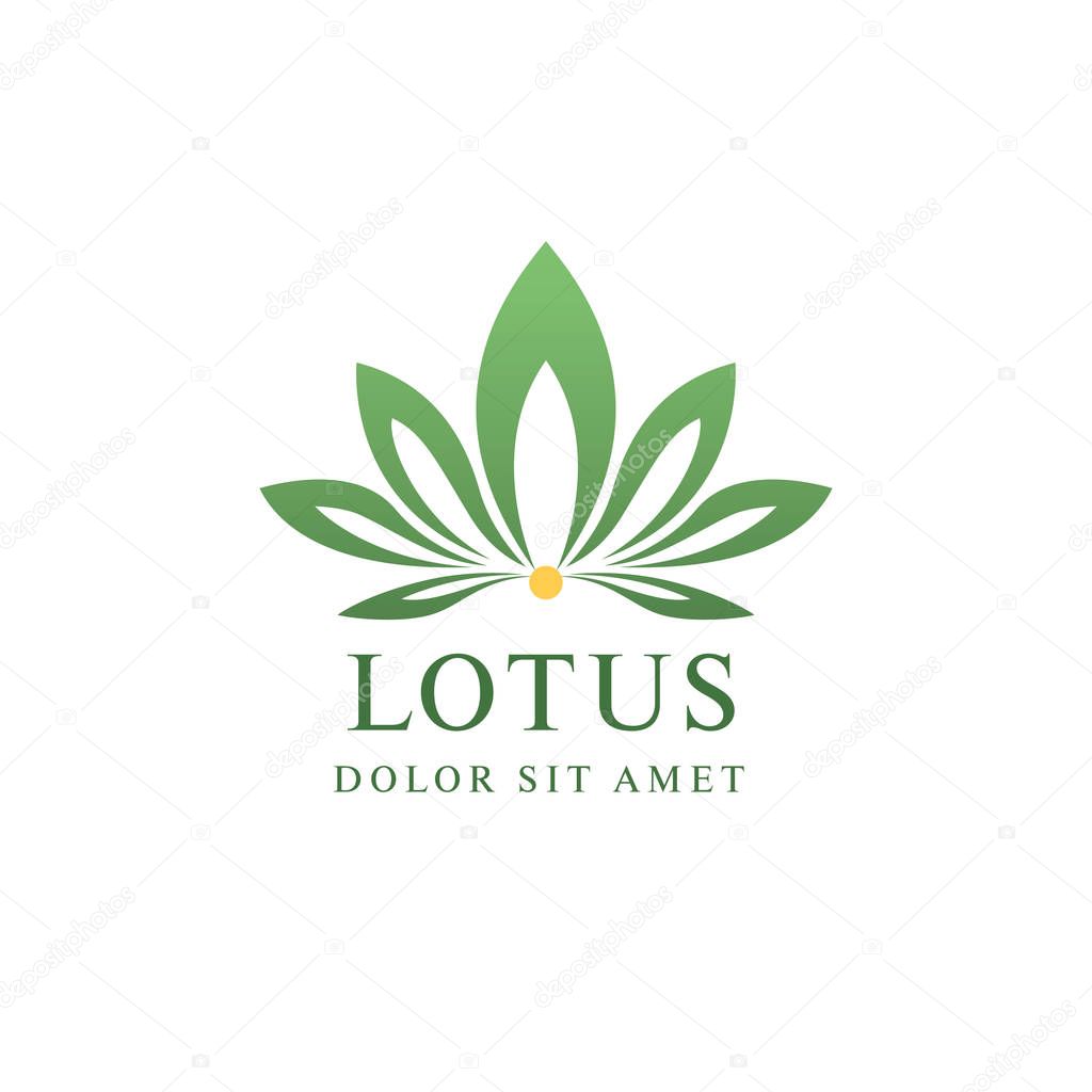 Beauty spa logo design, vector illustration