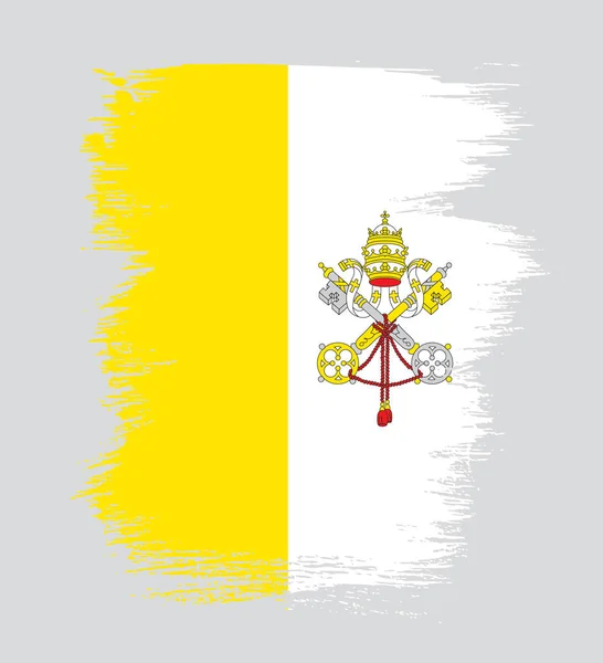 Bendera kota Vatikan. - Stok Vektor