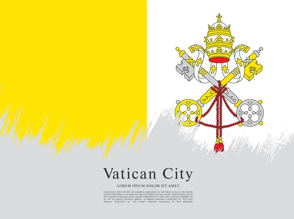 Flag of Vatican City — Stock Vector