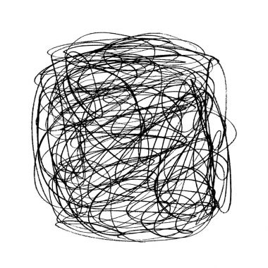 Beyaz arka plan üzerinde fırça darbesi