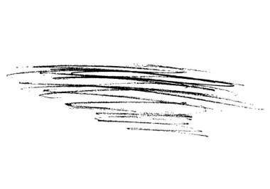 Beyaz arka plan üzerinde fırça darbesi