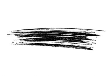 Beyaz arka plan üzerinde fırça darbesi