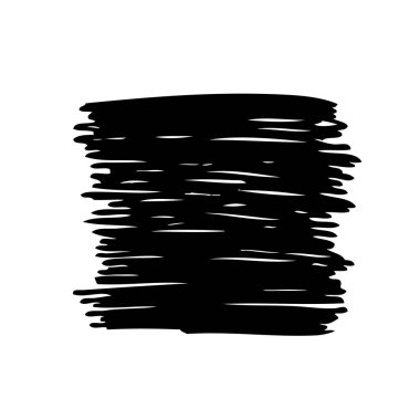 Beyaz arka plan üzerinde fırça darbesi