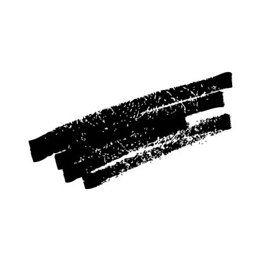 Beyaz arka plan üzerinde fırça darbesi