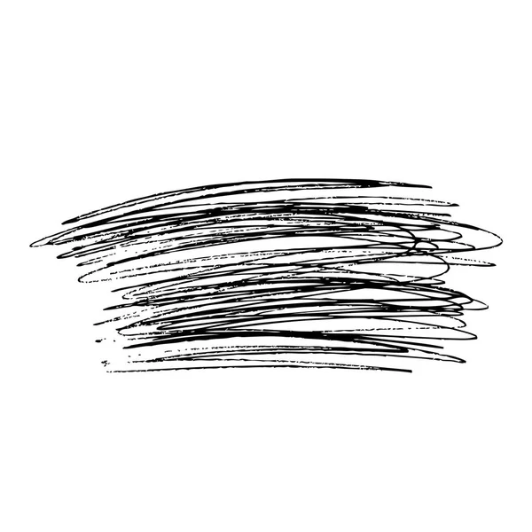 Brush stroke on white  background — Stock Vector