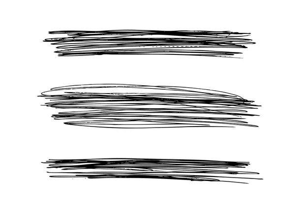 Coup de pinceau sur fond blanc — Image vectorielle