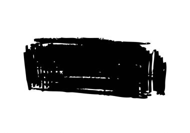 siyah fırça darbesi