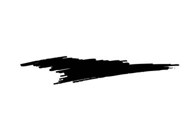 siyah fırça darbesi