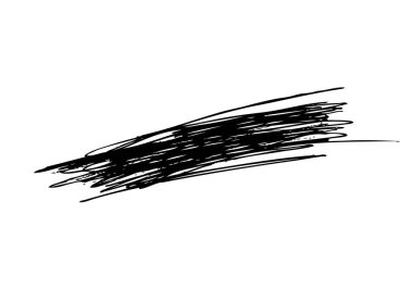 siyah fırça darbesi