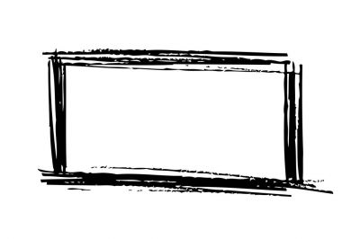 soyut dikdörtgen şekli işareti