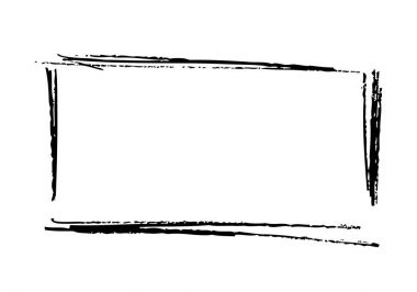 soyut dikdörtgen şekli işareti