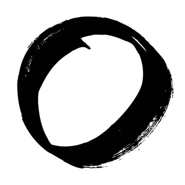 yuvarlak grunge çerçevesi