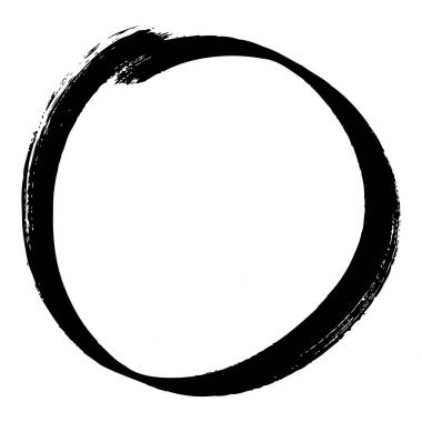 yuvarlak grunge çerçevesi