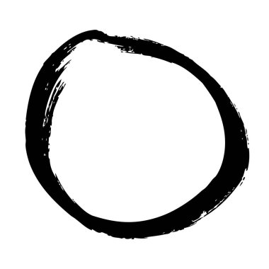 yuvarlak grunge çerçevesi