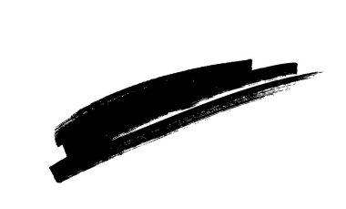 Siyah fırça darbeleri