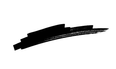 Siyah fırça darbeleri