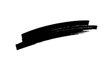 Siyah fırça darbeleri