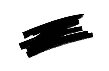 Siyah fırça darbeleri