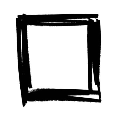 soyut kare şekli işareti