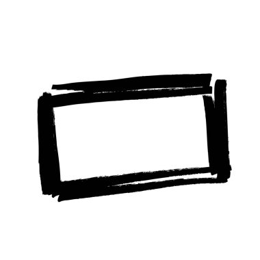 soyut dikdörtgen şekli işareti